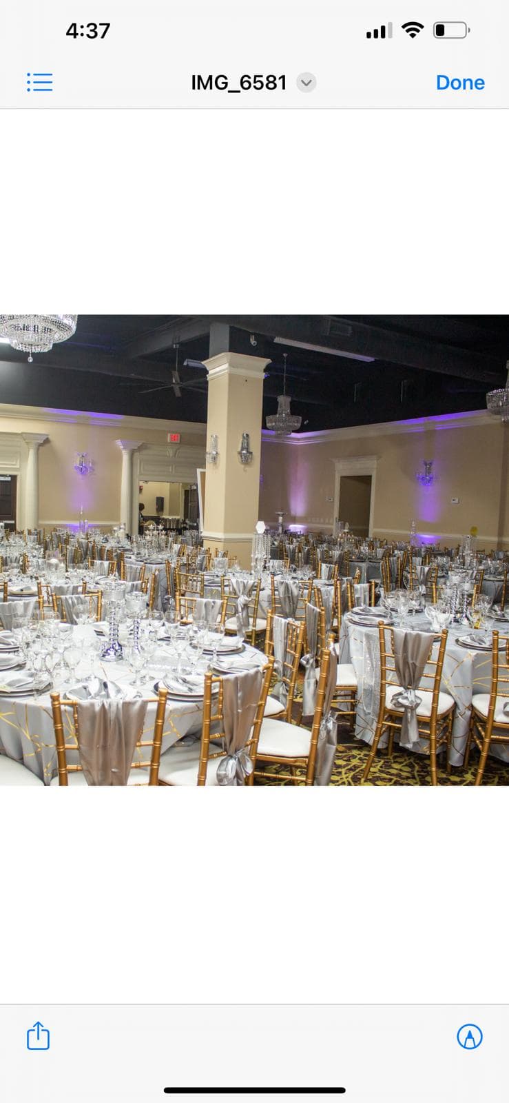 Platinum Room reception