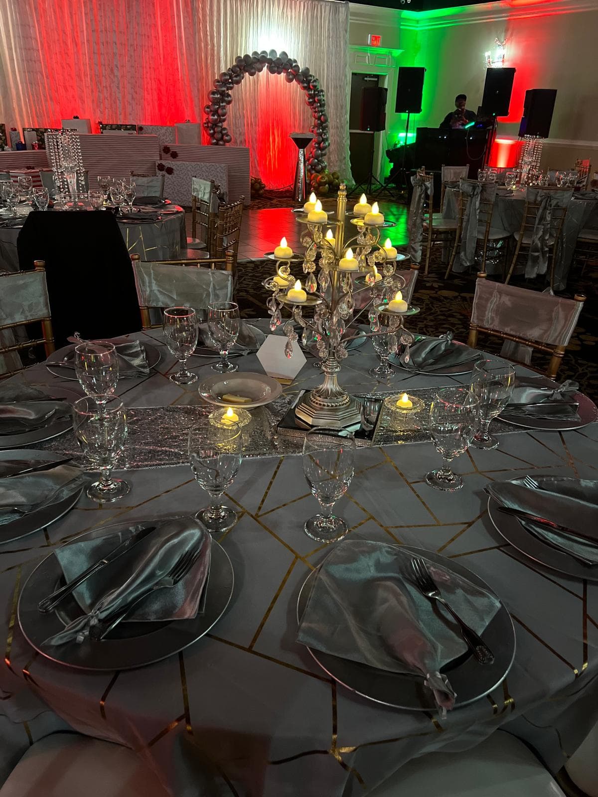Head table and stage